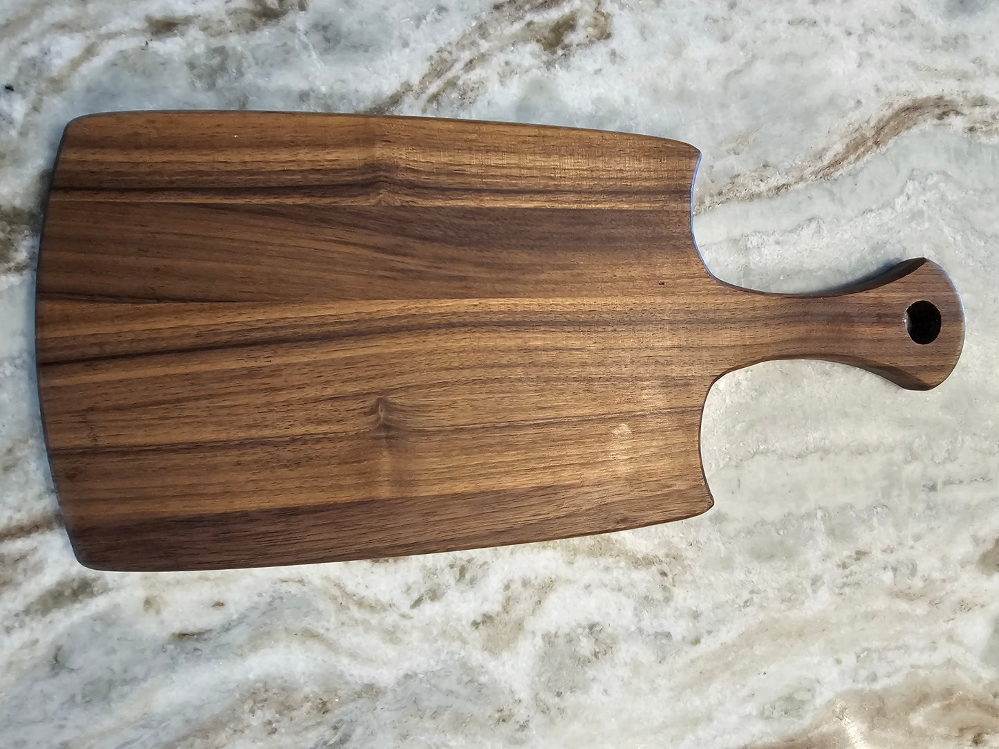 Small Walnut and Lizard Epoxy Inlay Cutting Board